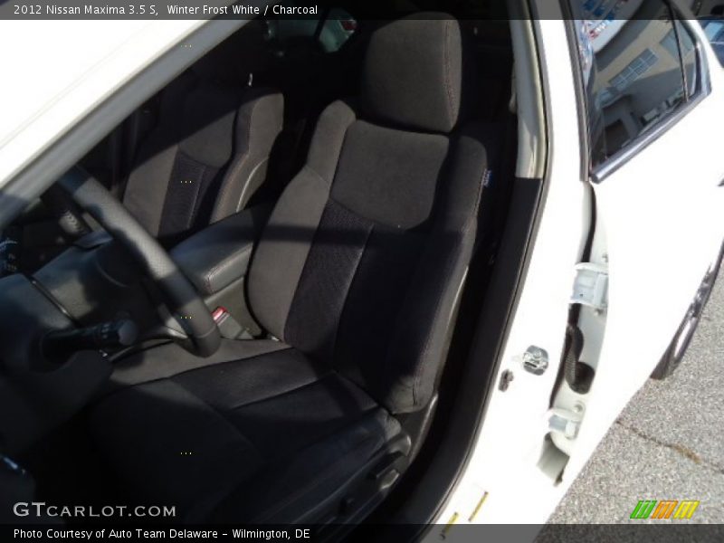 Winter Frost White / Charcoal 2012 Nissan Maxima 3.5 S