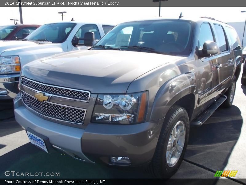 Mocha Steel Metallic / Ebony 2014 Chevrolet Suburban LT 4x4