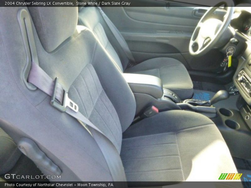 Stone White / Dark Slate Gray 2004 Chrysler Sebring LX Convertible
