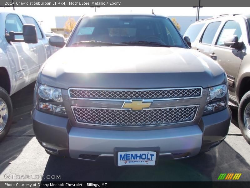 Mocha Steel Metallic / Ebony 2014 Chevrolet Suburban LT 4x4