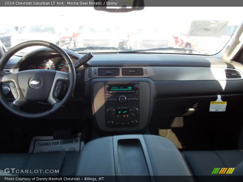 Mocha Steel Metallic / Ebony 2014 Chevrolet Suburban LT 4x4