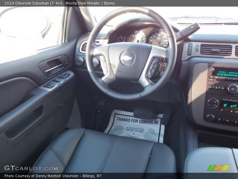 Mocha Steel Metallic / Ebony 2014 Chevrolet Suburban LT 4x4
