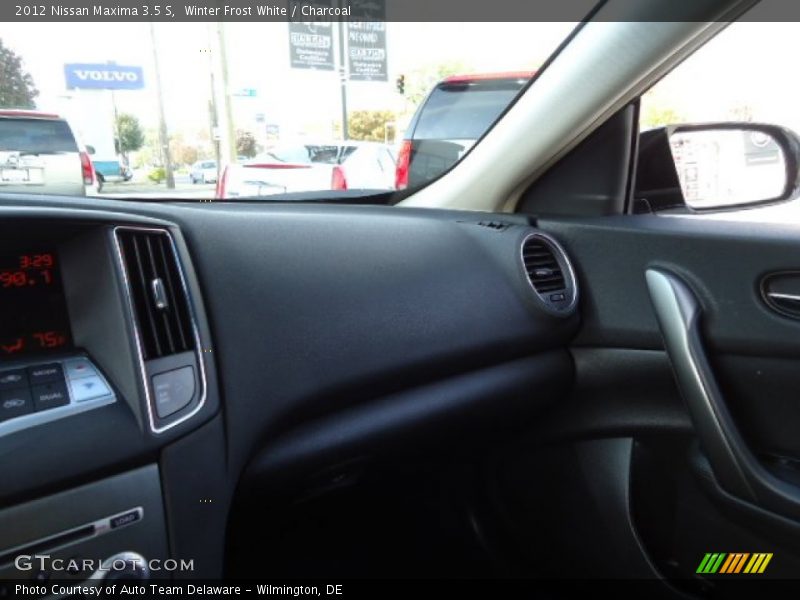 Winter Frost White / Charcoal 2012 Nissan Maxima 3.5 S