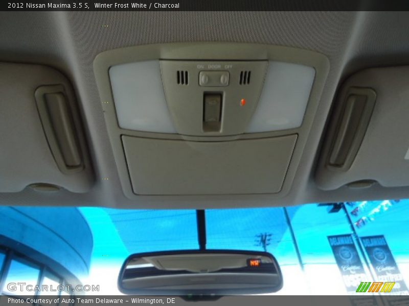 Winter Frost White / Charcoal 2012 Nissan Maxima 3.5 S