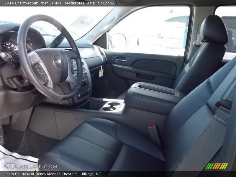 Mocha Steel Metallic / Ebony 2014 Chevrolet Suburban LT 4x4