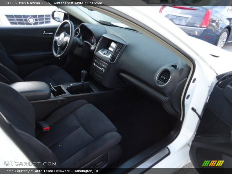 Winter Frost White / Charcoal 2012 Nissan Maxima 3.5 S