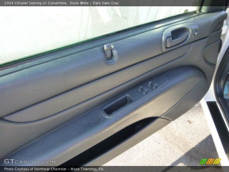Stone White / Dark Slate Gray 2004 Chrysler Sebring LX Convertible