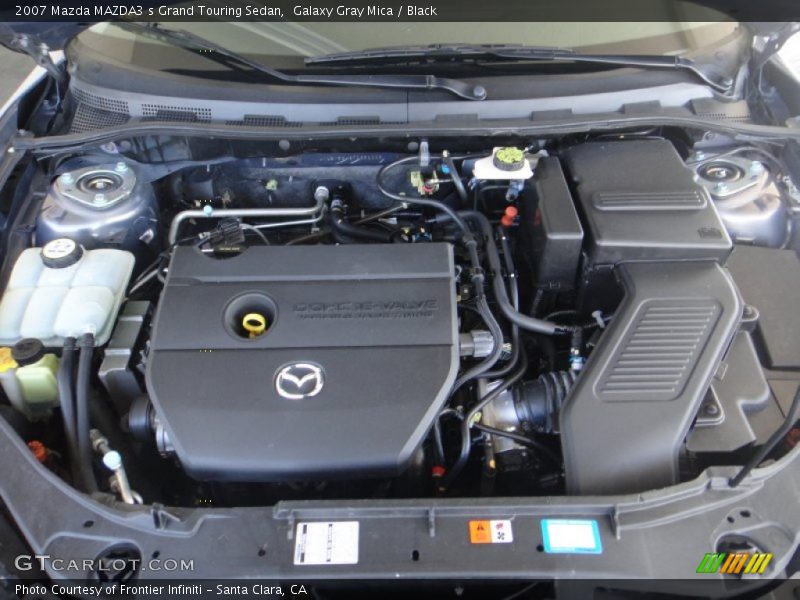 Galaxy Gray Mica / Black 2007 Mazda MAZDA3 s Grand Touring Sedan