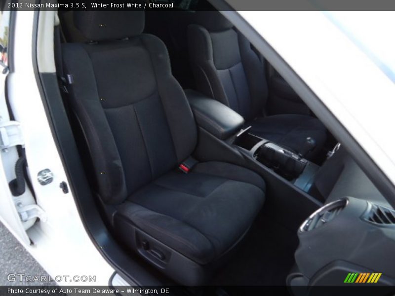 Winter Frost White / Charcoal 2012 Nissan Maxima 3.5 S