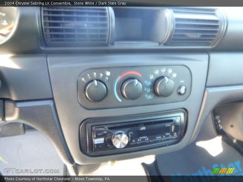 Stone White / Dark Slate Gray 2004 Chrysler Sebring LX Convertible