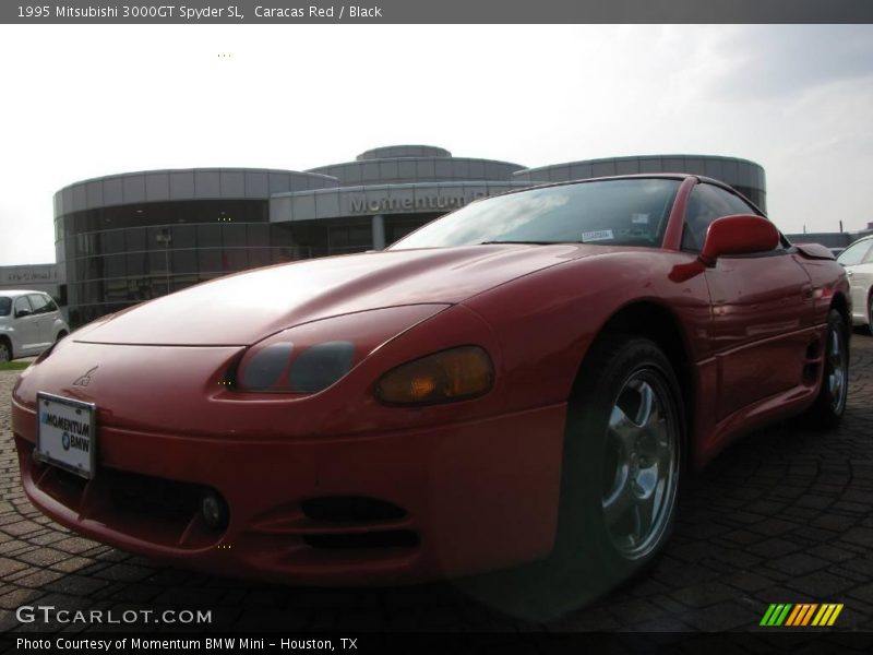 Caracas Red / Black 1995 Mitsubishi 3000GT Spyder SL