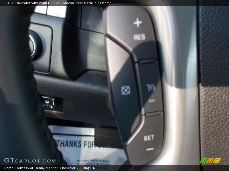 Mocha Steel Metallic / Ebony 2014 Chevrolet Suburban LT 4x4