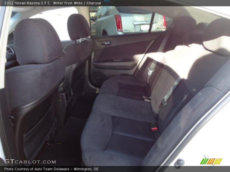 Winter Frost White / Charcoal 2012 Nissan Maxima 3.5 S