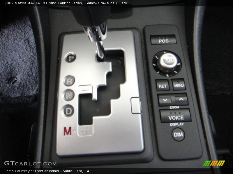 Galaxy Gray Mica / Black 2007 Mazda MAZDA3 s Grand Touring Sedan