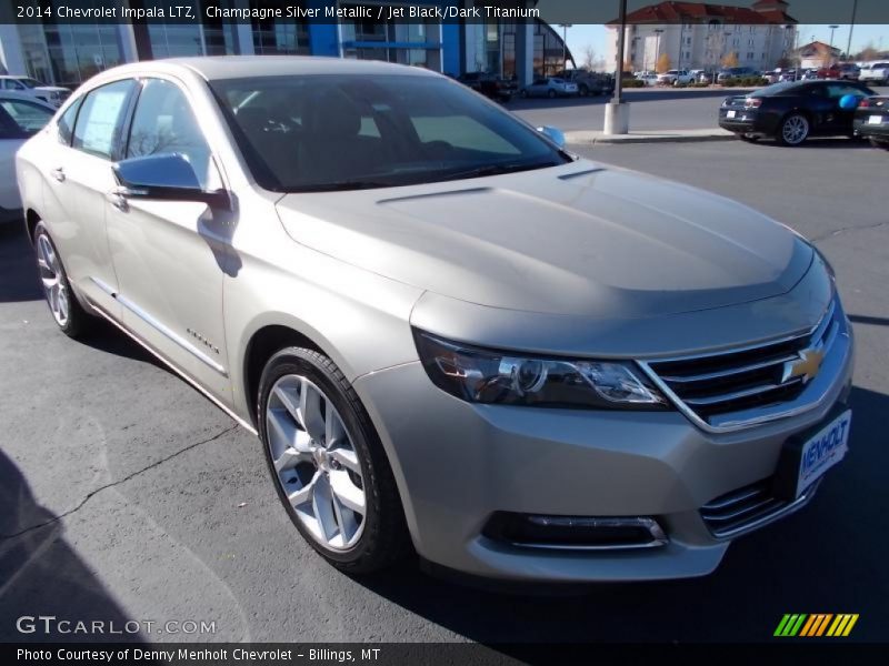 Champagne Silver Metallic / Jet Black/Dark Titanium 2014 Chevrolet Impala LTZ
