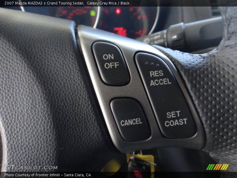 Galaxy Gray Mica / Black 2007 Mazda MAZDA3 s Grand Touring Sedan