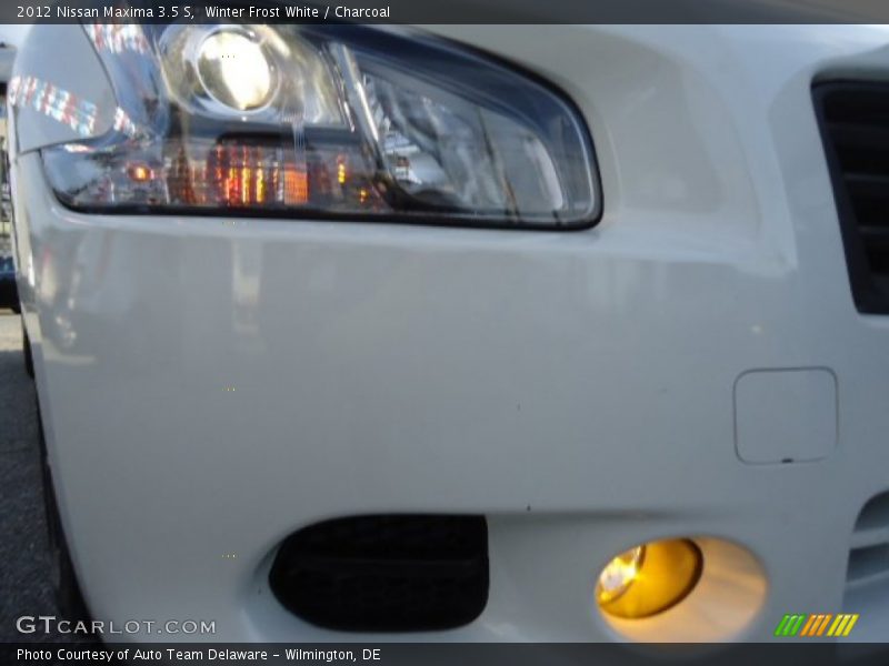 Winter Frost White / Charcoal 2012 Nissan Maxima 3.5 S