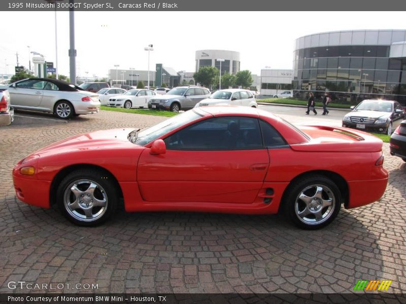 Caracas Red / Black 1995 Mitsubishi 3000GT Spyder SL