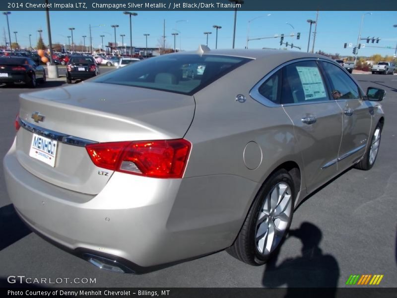 Champagne Silver Metallic / Jet Black/Dark Titanium 2014 Chevrolet Impala LTZ