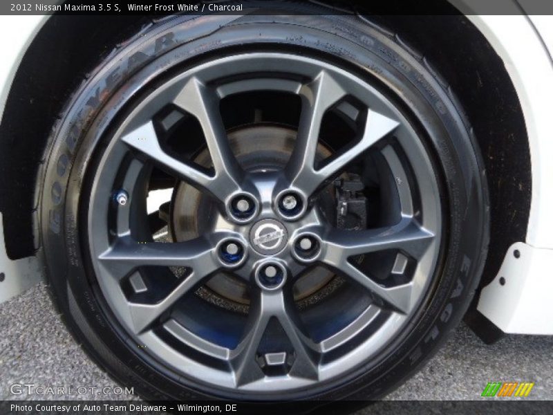 Winter Frost White / Charcoal 2012 Nissan Maxima 3.5 S