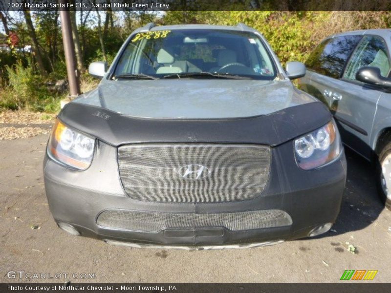 Natural Khaki Green / Gray 2007 Hyundai Santa Fe GLS
