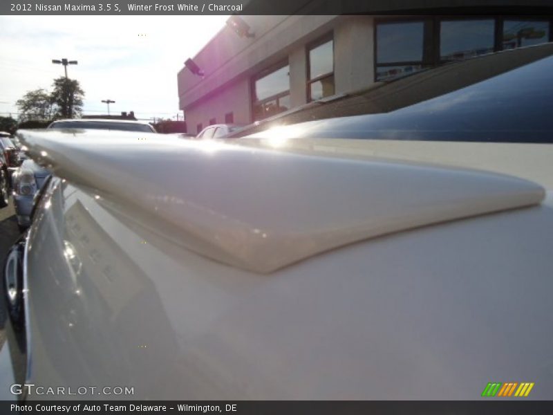 Winter Frost White / Charcoal 2012 Nissan Maxima 3.5 S