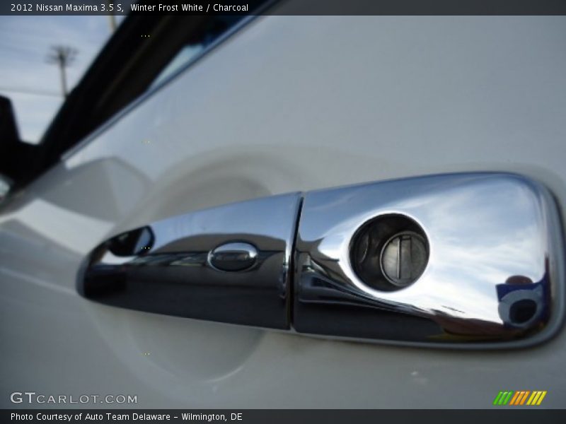 Winter Frost White / Charcoal 2012 Nissan Maxima 3.5 S