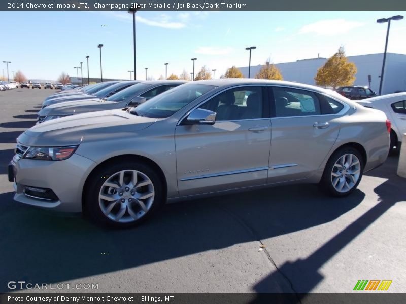 Champagne Silver Metallic / Jet Black/Dark Titanium 2014 Chevrolet Impala LTZ