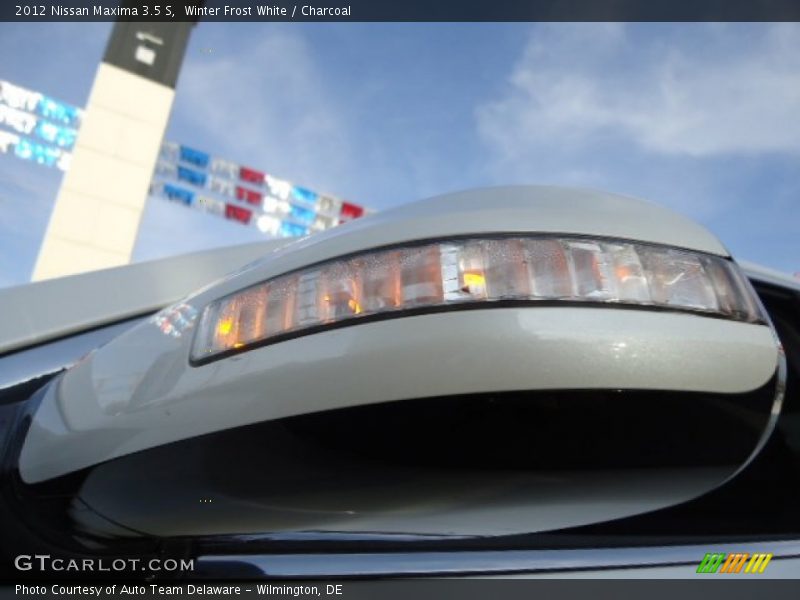 Winter Frost White / Charcoal 2012 Nissan Maxima 3.5 S