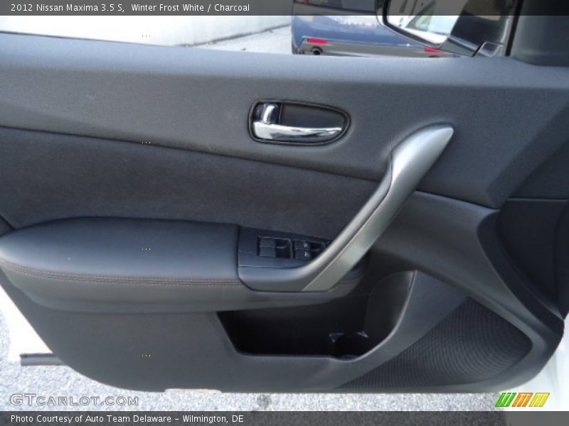 Winter Frost White / Charcoal 2012 Nissan Maxima 3.5 S