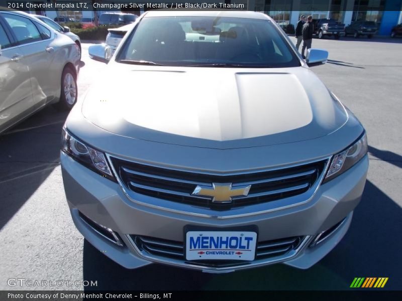 Champagne Silver Metallic / Jet Black/Dark Titanium 2014 Chevrolet Impala LTZ
