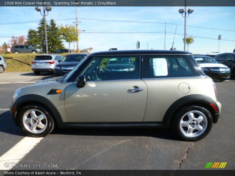 Sparkling Silver Metallic / Grey/Black 2008 Mini Cooper Hardtop
