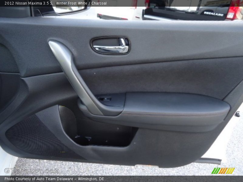 Winter Frost White / Charcoal 2012 Nissan Maxima 3.5 S