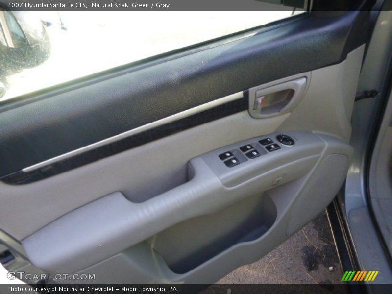 Natural Khaki Green / Gray 2007 Hyundai Santa Fe GLS