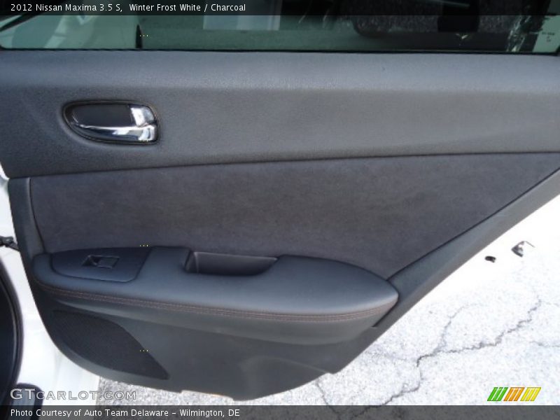 Winter Frost White / Charcoal 2012 Nissan Maxima 3.5 S