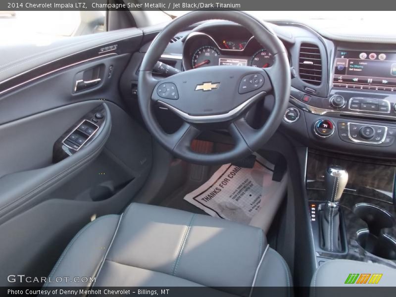 Champagne Silver Metallic / Jet Black/Dark Titanium 2014 Chevrolet Impala LTZ
