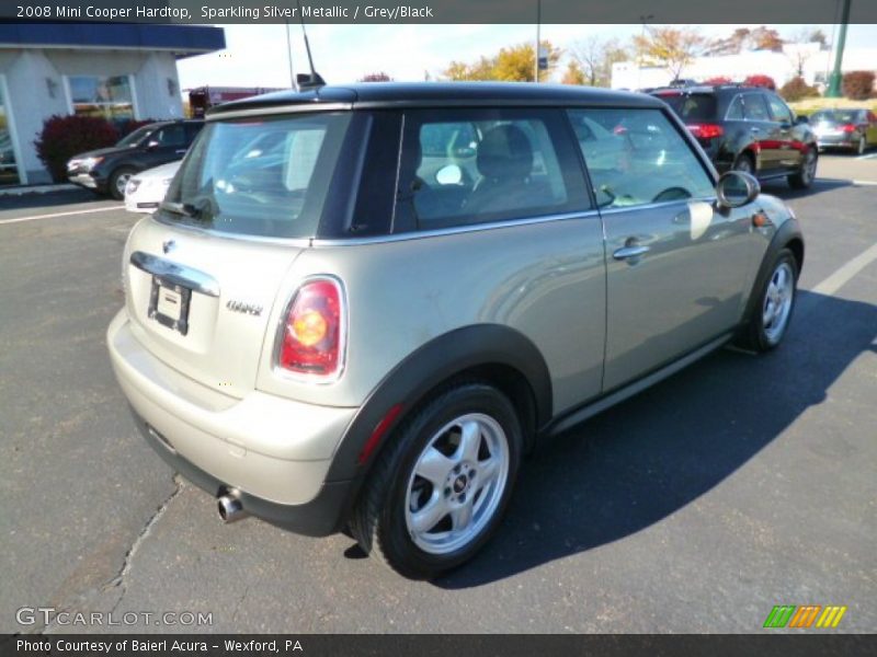 Sparkling Silver Metallic / Grey/Black 2008 Mini Cooper Hardtop