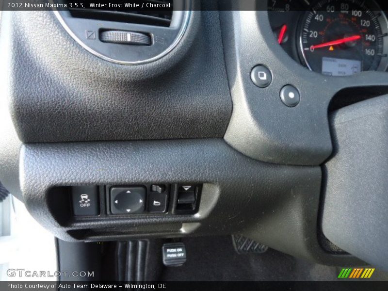 Winter Frost White / Charcoal 2012 Nissan Maxima 3.5 S