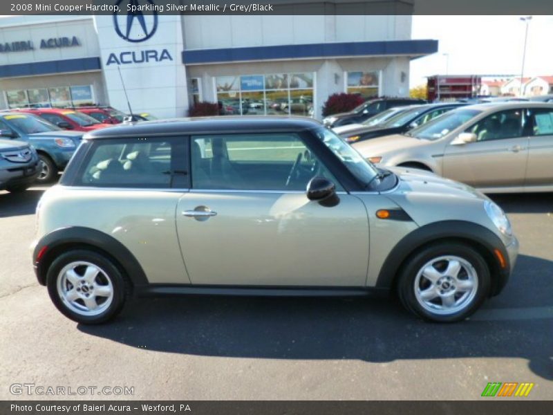 Sparkling Silver Metallic / Grey/Black 2008 Mini Cooper Hardtop