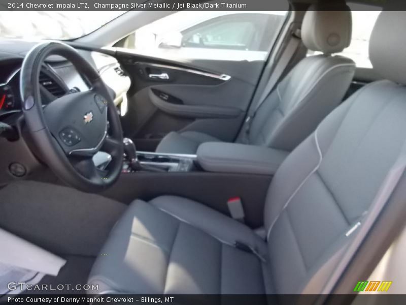 Champagne Silver Metallic / Jet Black/Dark Titanium 2014 Chevrolet Impala LTZ