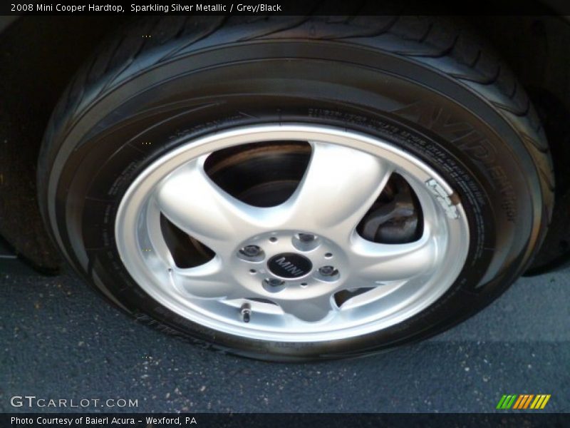 Sparkling Silver Metallic / Grey/Black 2008 Mini Cooper Hardtop