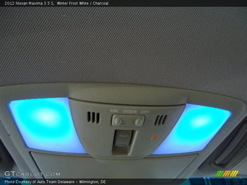 Winter Frost White / Charcoal 2012 Nissan Maxima 3.5 S