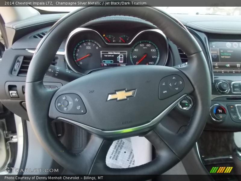 Champagne Silver Metallic / Jet Black/Dark Titanium 2014 Chevrolet Impala LTZ