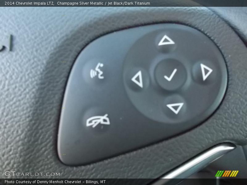 Champagne Silver Metallic / Jet Black/Dark Titanium 2014 Chevrolet Impala LTZ