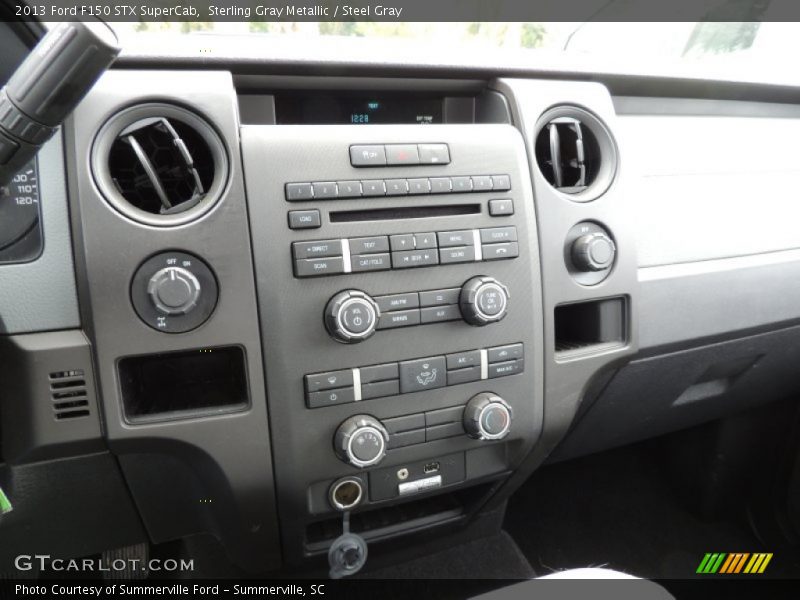 Sterling Gray Metallic / Steel Gray 2013 Ford F150 STX SuperCab