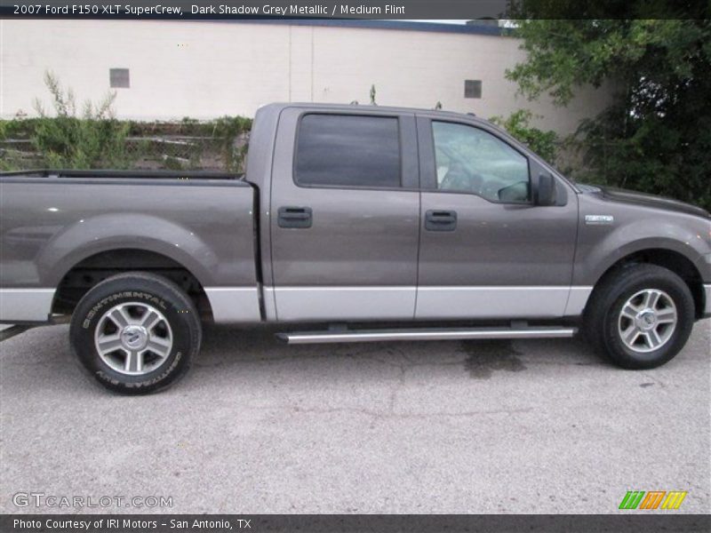 Dark Shadow Grey Metallic / Medium Flint 2007 Ford F150 XLT SuperCrew