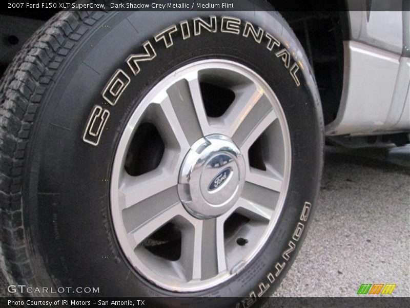 Dark Shadow Grey Metallic / Medium Flint 2007 Ford F150 XLT SuperCrew