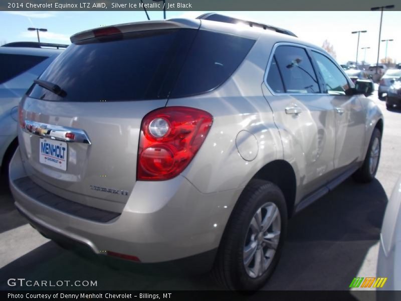 Silver Ice Metallic / Jet Black 2014 Chevrolet Equinox LTZ AWD