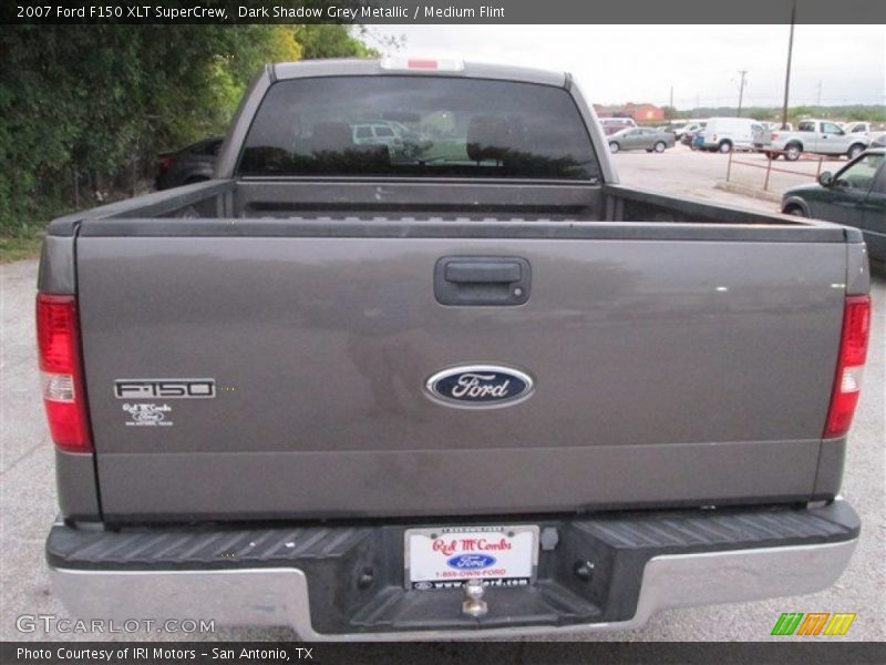 Dark Shadow Grey Metallic / Medium Flint 2007 Ford F150 XLT SuperCrew