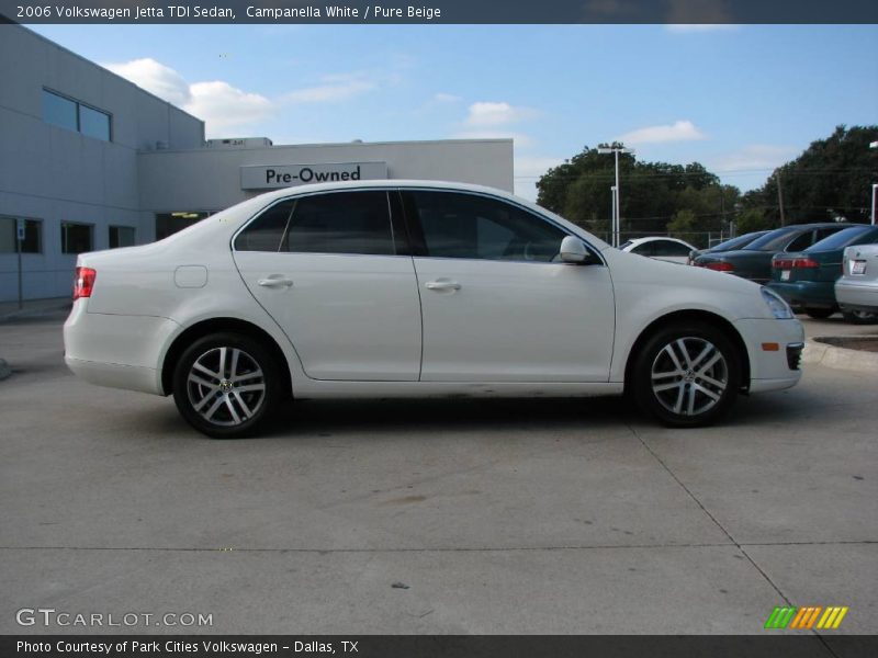 Campanella White / Pure Beige 2006 Volkswagen Jetta TDI Sedan